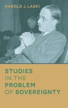 portada Studies in the Problem of Sovereignty (1917) (en Inglés)