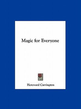 portada magic for everyone (en Inglés)