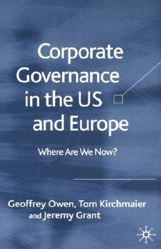 portada corporate governance in the us and europe: where are we now?