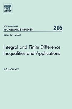 portada integral and finite difference inequalities and applications (en Inglés)
