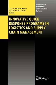 portada innovative quick response programs in logistics and supply chain management (in English)