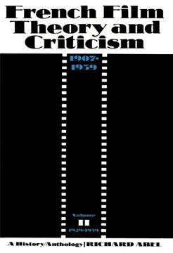 portada French Film Theory and Criticism, Volume 2: A History (en Inglés)