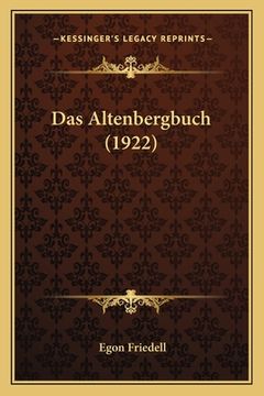 portada Das Altenbergbuch (1922) (in German)