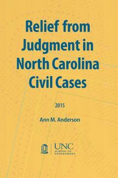 portada Relief from Judgment in North Carolina Civil Cases (in English)
