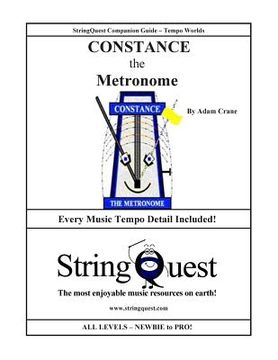 portada CONSTANCE the METRONOME: StringQuest Companion Guide -- Tempo Worlds (en Inglés)