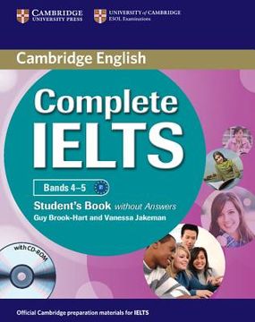 portada Complete Ielts Bands 4-5 Student's Book Without Answers With Cd-Rom (en Inglés)