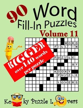 portada Word Fill-In Puzzles, Volume 11, 90 Puzzles, Over 140 words per puzzle