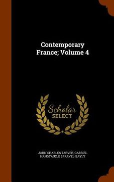 portada Contemporary France; Volume 4