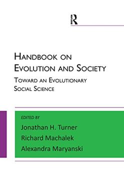 portada Handbook on Evolution and Society: Toward an Evolutionary Social Science (en Inglés)