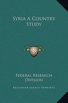 portada syria a country study