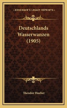 portada Deutschlands Wasserwanzen (1905) (en Alemán)