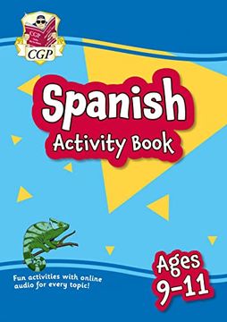 portada New Spanish Activity Book for Ages 9-11 (With Online Audio) (Cgp ks2 Activity Books and Cards) (en Inglés)