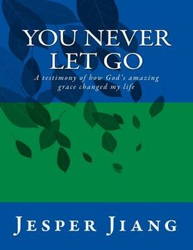 portada You Never Let Go: A testimony of how God's amazing grace changed my life (en Inglés)