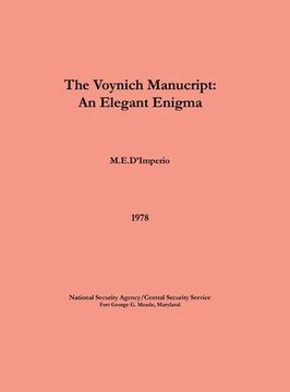 portada The Voynich Manuscript - An Elegant Enigma (en Inglés)