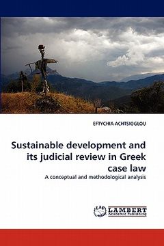 portada sustainable development and its judicial review in greek case law (en Inglés)