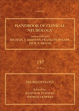 portada Neuro-Otology (Volume 137) (Handbook of Clinical Neurology, Volume 137) (en Inglés)