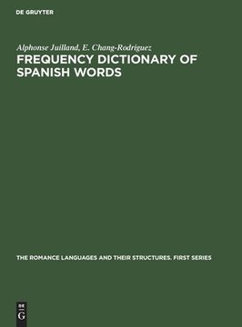 portada Frequency Dictionary of Spanish Words (en Inglés)