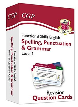 portada New Functional Skills English Revision Question Cards: Spelling, Punctuation & Grammar - Level 1 (en Inglés)