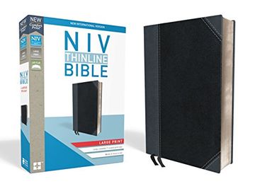portada Niv, Thinline Bible, Large Print, Leathersoft, Black 