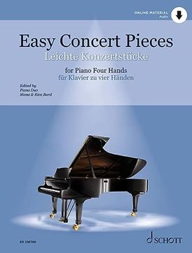 portada Leichte Konzertstücke: Für Klavier zu Vier Händen. Klavier zu 4 Händen. Play-Along. (Easy Concert Pieces)