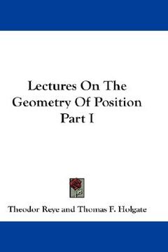 portada lectures on the geometry of position part i (in English)