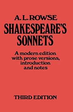 portada Shakespeare’S Sonnets: A Modern Edition, With Prose Versions, Introduction and Notes 