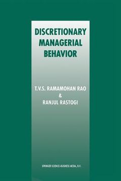 portada Discretionary Managerial Behavior