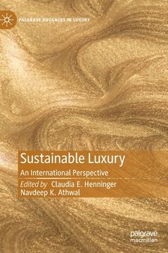 portada Sustainable Luxury: An International Perspective (in English)