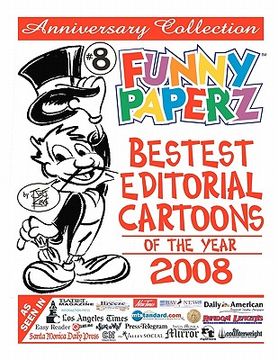 portada funny paperz #8 - bestest editorial cartoons of the year - 2008
