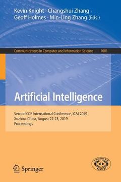 portada Artificial Intelligence: Second Ccf International Conference, Icai 2019, Xuzhou, China, August 22-23, 2019, Proceedings