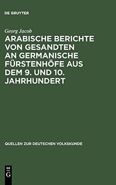 portada Arabische Berichte von Gesandten an Germanische Furstenhofe aus dem 9. Und 10. Jahrhundert 