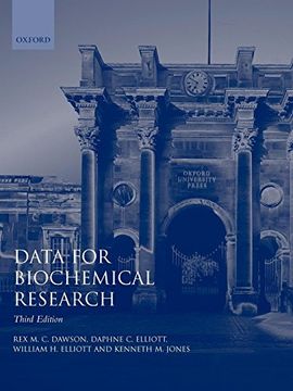 portada Data for Biochemical Research (en Inglés)