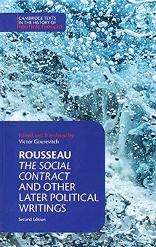 portada Rousseau: The Social Contract and Other Later Political Writings (Cambridge Texts in the History of Political Thought) (in English)
