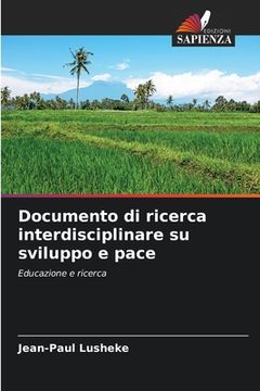 portada Documento di ricerca interdisciplinare su sviluppo e pace (en Italiano)