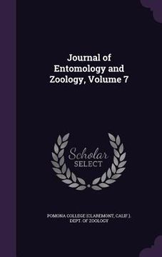portada Journal of Entomology and Zoology, Volume 7 (en Inglés)