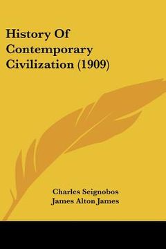 portada history of contemporary civilization (1909) (en Inglés)