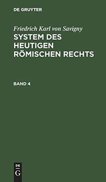portada System des Heutigen Römischen Rechts (en Alemán)