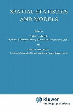 portada spatial statistics and models (en Inglés)