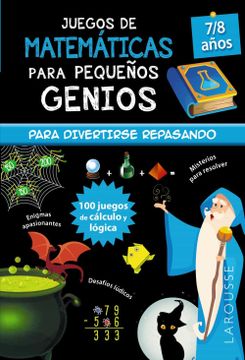 portada Juegos de Matematicas Para Pequeños Genios 7/8 Años