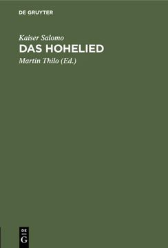 portada Das Hohelied (en Alemán)