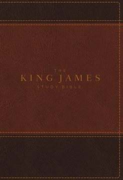 portada Kjv, the King James Study Bible, Leathersoft, Brown, red Letter, Full-Color Edition: Holy Bible, King James Version (en Inglés)