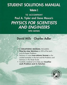 portada physics for scientists and engineers, student solutions manual, volume 1 (en Inglés)