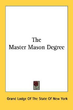portada the master mason degree (in English)