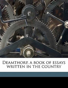 portada deamthorp, a book of essays written in the country