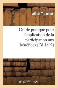 portada Guide pratique pour l'application de la participation aux bénéfices (en Francés)