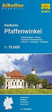 portada Radkarte Pfaffenwinkel 1: 75. 000 (Rk-Bay14) (in German)
