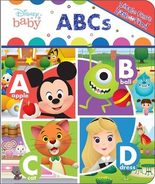 portada Disney Baby Mickey Mouse, Dumbo, and More! - Abcs Little First Look and Find Board Book - pi Kids 