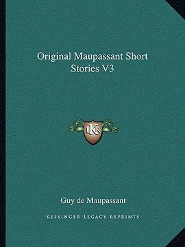 portada original maupassant short stories v3 (en Inglés)