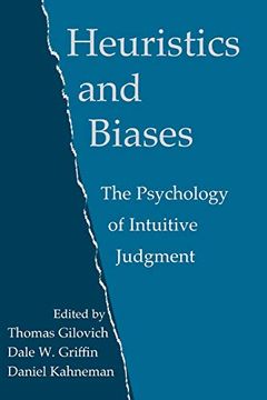 portada Heuristics and Biases Paperback: The Psychology of Intuitive Judgment (en Inglés)