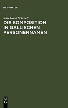 portada Die Komposition in Gallischen Personennamen (in German)